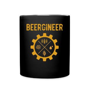 Beergenieer, bière, brasseur, bière bière, buveur de bière - Mug uni - noir - Devant