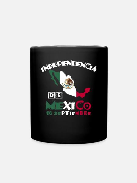 Independencia De Mexico, racines mexicaines - Mug uni - noir