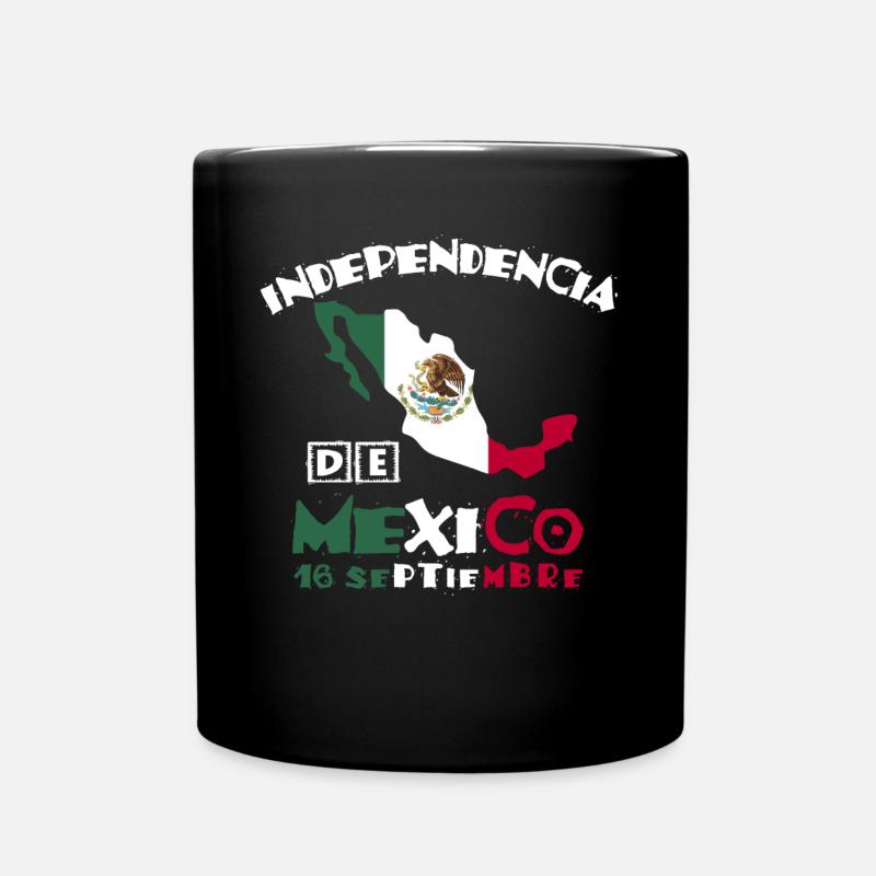Independencia De Mexico, racines mexicaines - Mug uni - noir