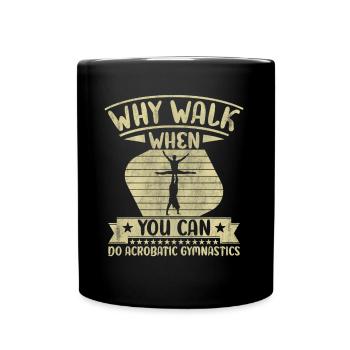 Acrobatic Gymnastics Sport Strength - Full Colour Mug - black - Front