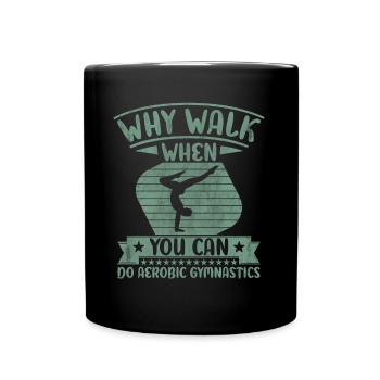 Acrobatic Gymnastics Sport Strength - Full Colour Mug - black - Front