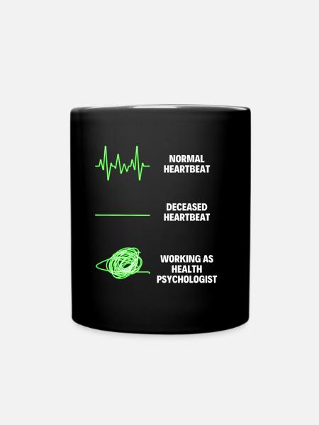 Psychologue de la santé Travailleur mental Helath - Mug uni - noir