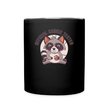 Offizielle Cookie -Tester -Snacks Behandeln Baby - Tasse einfarbig - Schwarz - Vorne