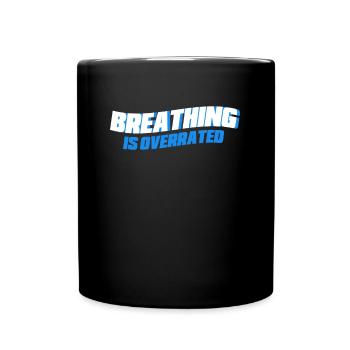 Schwimmen Geschenk Schwimmer Spruch Schwimmen - Tasse einfarbig - Schwarz - Vorne