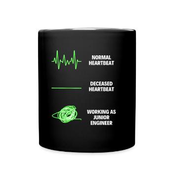 Ingénieur junior Travailleur professionnel - Mug uni - noir - Devant