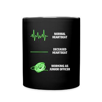 Junior Officer Professional Worker - Full Colour Mug - black - Front