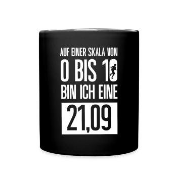 Semi-marathon, marathon, coureur - Mug uni - noir - Devant