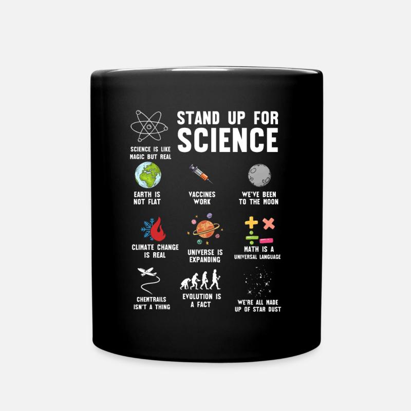 Difendi la scienza, la scienza - Tazza monocolore - nero