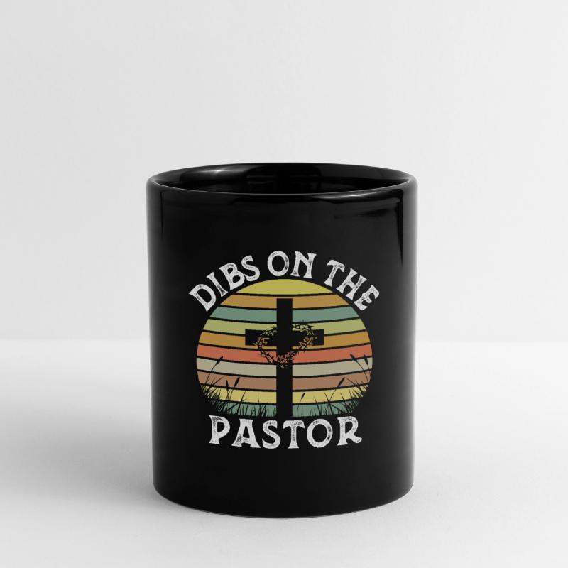 Retro Groovy Dibs Sur Le pasteur, drôles de pasteurs Mug uni