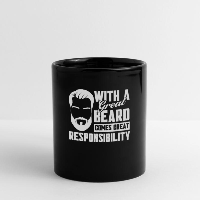 Bärte Spruch Lustiges Bartgeschenk Bart Tasse einfarbig