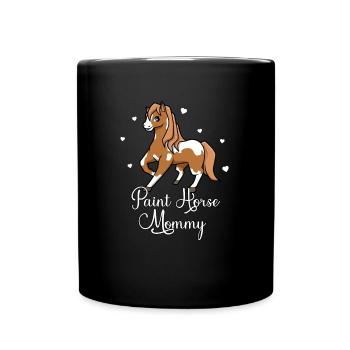 Horse lovers - Paint Horse Mommy - Full Colour Mug - black - Front