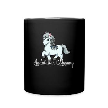 Horse lovers - Andalusian Mommy - Full Colour Mug - black - Front
