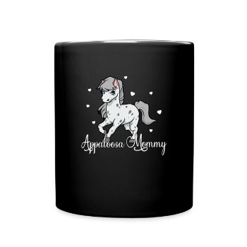 Amoureux des chevaux - Appaloosa Mommy - Mug uni - noir - Devant