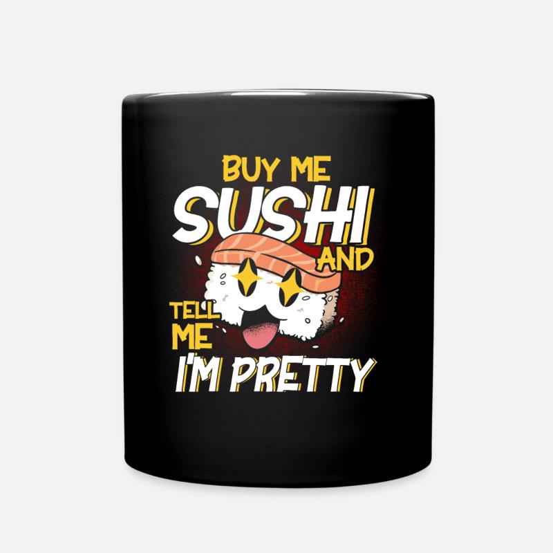 Sushi Cadeau Riz Doux Sushi - Mug uni - noir