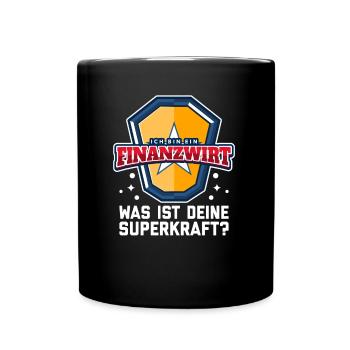 Finanzbeamter Finanzmanager Geld Job Arbeit - Tasse einfarbig - Schwarz - Vorne
