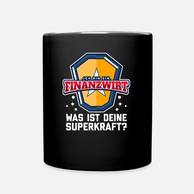 Finanzbeamter Finanzmanager Geld Job Arbeit - Tasse einfarbig - Schwarz