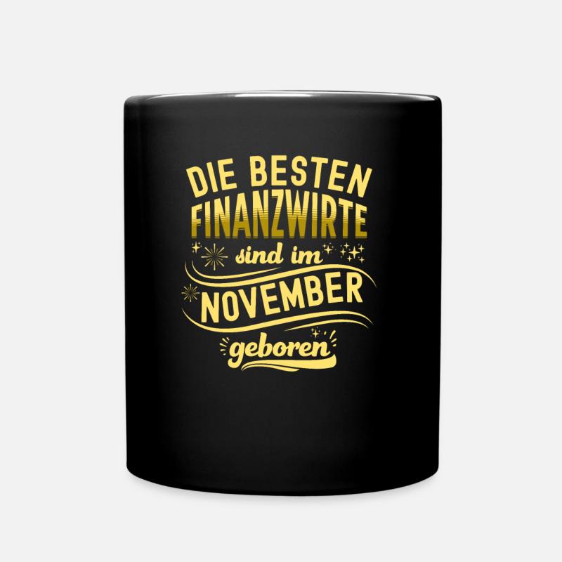 Finanzbeamter Finanzmanager Geld Job Arbeit - Tasse einfarbig - Schwarz