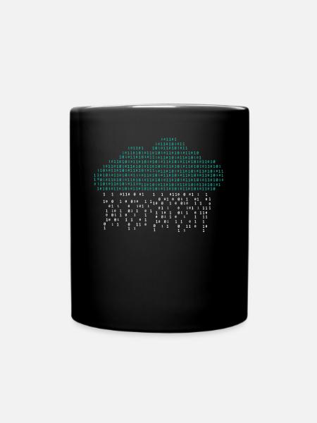 Ingénieur Cloud, Cloud Bits, Développeur logiciel - Mug uni - noir