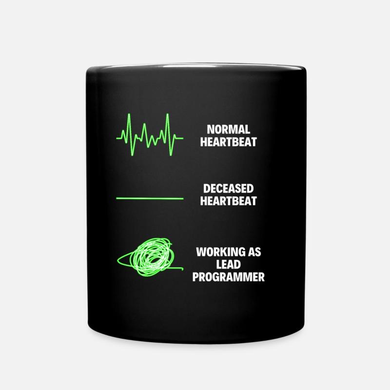 Lead Programmer Worker Funny Programmer - Tasse einfarbig - Schwarz