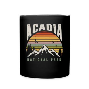 Parc national Acadia - Mug uni - noir - Devant