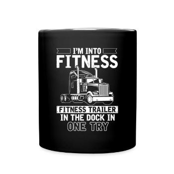 Chauffeurs de camion, camionneurs, conducteurs de voitures - Mug uni - noir - Devant