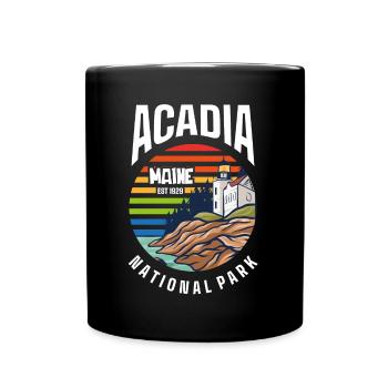 Parc national Acadia - Mug uni - noir - Devant