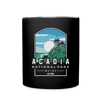 Acadia National Park - Full Colour Mug - black - Front