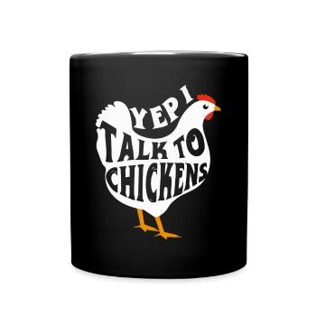 Éleveur de poulets, agriculture, élevage de poulets - Mug uni - noir - Devant