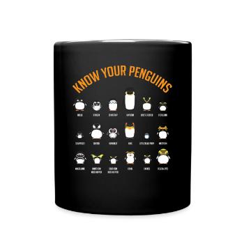 Pingouins, Pingouins, Amateurs de Pingouins - Mug uni - noir - Devant