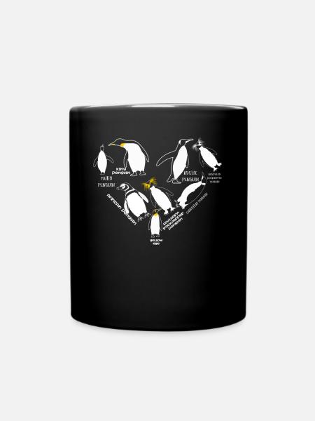 Penguins, Penguins, Penguin lovers - Full Colour Mug - black