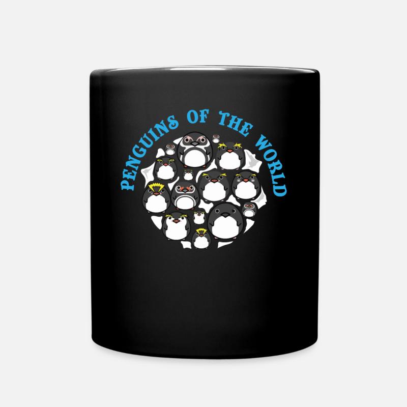 Pingouins, Pingouins, Amateurs de Pingouins - Mug uni - noir