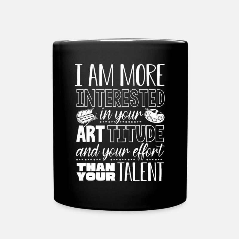 Professeur d’art, intéressé par l’effort d’artitude - Mug uni - noir