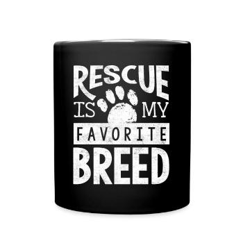 Sauvetage de chien, chiens, chien - Mug uni - noir - Devant