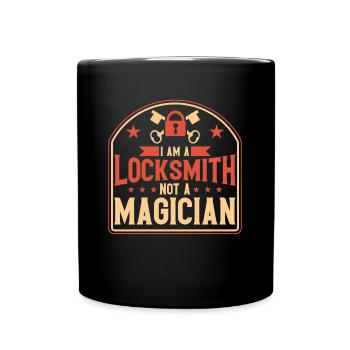 Locksmith Lock Picking Employee Locksmith - Full Colour Mug - black - Front