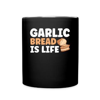 Bread Baking Gift Bakery Quote Baker - Full Colour Mug - black - Front