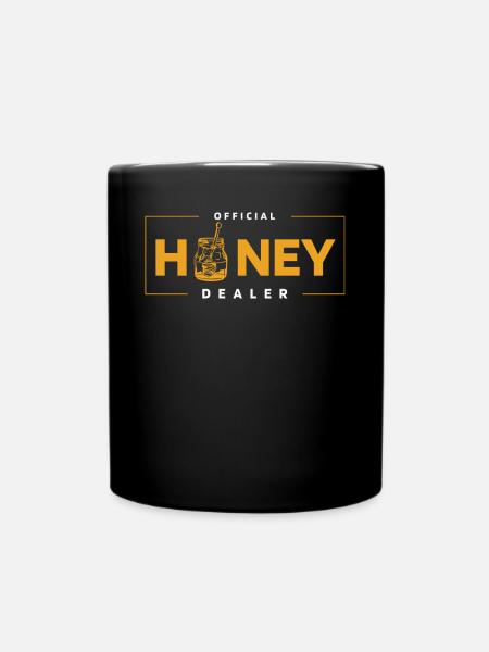 Honighändler, Honig Comp, - Tasse einfarbig - Schwarz