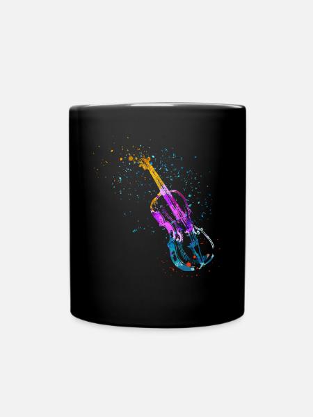 Violoniste, Violon, Jouer du violon - Mug uni - noir