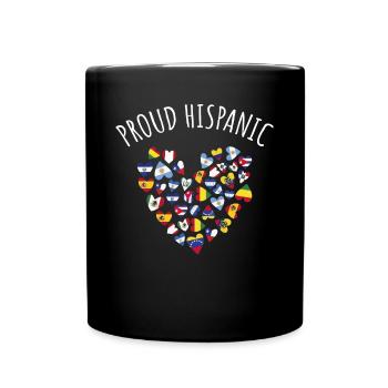 Fier hispanique - Mug uni - noir - Devant