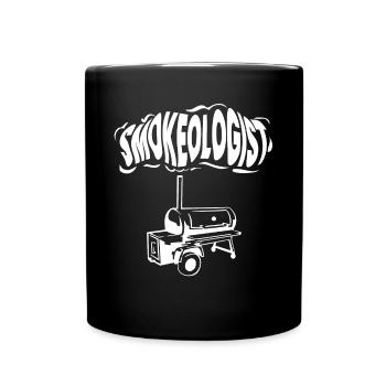 Smokoligist, BBQ, Grill, - Full Colour Mug - black - Front