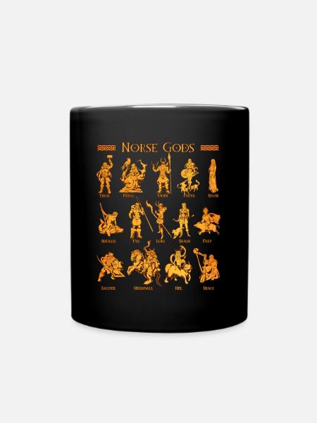 Dieux nordiques - Mug uni - noir