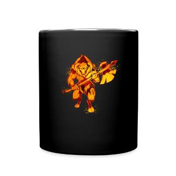 Griechische Mythologie - Minotaurus - Tasse einfarbig - Schwarz - Vorne