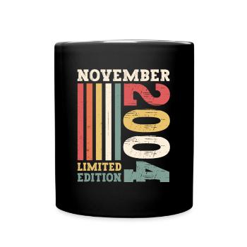 Original November 2004 18th birthday gift - Full Colour Mug - black - Front