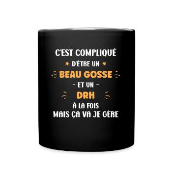 Beau gosse drh - Mug uni - noir - Devant