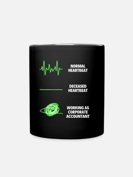 Corporate Accountant Worker Funny Accountant - Tasse einfarbig - Schwarz