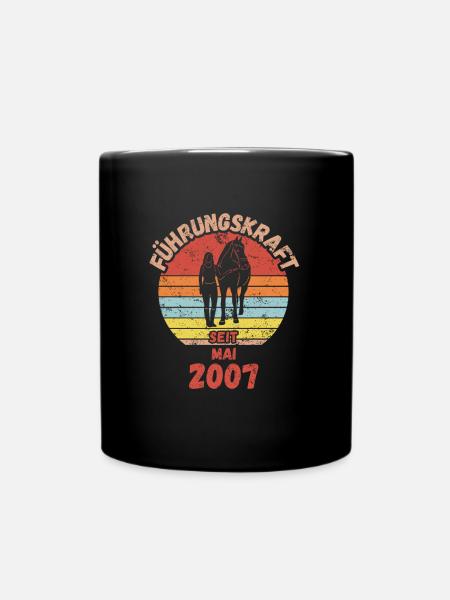 Executive Riding Birthday May 2007 - Full Colour Mug - black