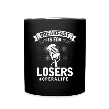Opera singer, voice, opera - Full Colour Mug - black - Front