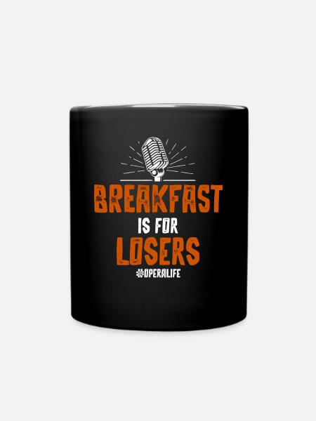 Opernsänger, Gesang, Opera - Tasse einfarbig - Schwarz