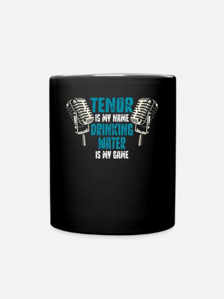 Opernsänger, Gesang, Opera - Tasse einfarbig - Schwarz