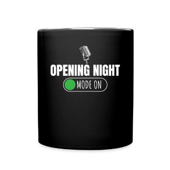 Opernsänger, Gesang, Opera - Tasse einfarbig - Schwarz - Vorne