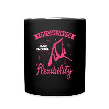 Gagnant de l’air. Soie aérienne - Mug uni - noir - Devant